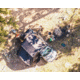 Freespirit Recreation Adventure Series Manual 49in Roof Top Tent, Olive Body/Blk Fly/Blk PVC Cover, RTAM49705