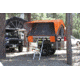 Freespirit Recreation High Country Series 80in Roof Top Tent, Grey/Orange RTHC80330