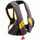 Full Throttle Manual Inflatable Life Jacket, Universal Size for Adult, Nylon, Yellow, Carbon 3300CBN99