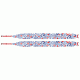 G3 Alpinist Climbing Skins 145 mm-Red/Blue-Long