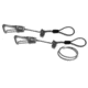 G3 Ski Leash, Coiled, Pair, Black, EA, 8916