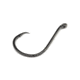 Gamakatsu Octopus Circle Offset-Point Nano Alpha Fishing Hook, Size 1/0, Black, 208211