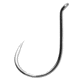 Gamakatsu Octopus Hook, Barbless, Needle Point Offset, Ringed Eye, NS Black, Size 4/0, 25 per Pack, 75414-25