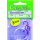 Gamakatsu Salmon/Steelhead Leader, Needle Point, Octopus, 15 lb, Red, Size 2/0, 3 Per Pack, 217312-15