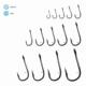 Gamakatsu Siwash Hook, Needle Point, Open Eye, Nickel, Size 2, 8 per Pack, 10009