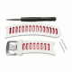 Garmin Replacement Watch Bands for Approach S3 - white/red 010-11822-01