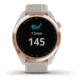 Garmin Approach S42 GPS Smartwatch, Rose Gold with Light Sand Band, 010-02572-12