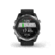 Garmin Descent Mk2, Stainless Steel with Black Band, Stainless/Black, 010-02132-00