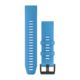 Garmin Fenix 5 Plus 22mm QuickFit Silicone Band, Cyan Blue, 010-12740-03