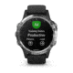 Garmin Fenix 5 Plus, Glass, GPS Watch, NA, Black/Silver 010-01988-10