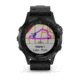 Garmin Fenix 5 Plus, Sapphire, Leather, GPS Watch, NA, Black/Black 010-01988-06