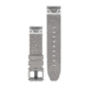 Garmin Fenix 5s 20mm QuickFit Suede Leather Band, Gray 010-12491-16