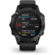 Garmin Fenix 6 Pro Multisport Fitness Watch, Black w/Black Band, 010-02158-01