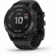 Garmin Fenix 6 Pro Multisport Fitness Watch, Black w/Black Band, 010-02158-01
