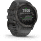 Garmin Fenix 6 Pro Solar Watch, Black w/Slate Gray Band, 010-02410-10