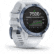 Garmin Fenix 6 Pro Solar Watch, Mineral Blue w/Whitestone band, 010-02410-18