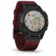 Garmin Fenix 6 Sapphire Multisport Fitness Watch, Black DLC w/Red Nylon Band, 010-02158-16