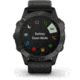 Garmin Fenix 6 Sapphire Multisport Fitness Watch, Gray w/Black Band, 010-02158-10