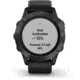 Garmin Fenix 6 Sapphire Multisport Fitness Watch, Gray w/Black Band, 010-02158-10