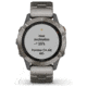 Garmin Fenix 6 Sapphire Multisport Fitness Watch, Titanium Gray w/Ti Band, 010-02158-22