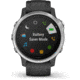Garmin Fenix 6S Premium Multisport GPS Smartwatch, Silver w/Black Band, 010-02159-01