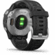 Garmin Fenix 6S Premium Multisport GPS Smartwatch, Silver w/Black Band, 010-02159-01