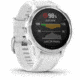 Garmin Fenix 6S Premium Multisport GPS Smartwatch, Silver w/White Band, 010-02159-00