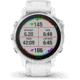 Garmin Fenix 6S Premium Multisport GPS Smartwatch, Silver w/White Band, 010-02159-00