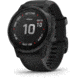 Garmin Fenix 6S Pro Multisport GPS Smartwatch, Black w/ Black Band, 010-02159-13