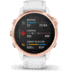 Garmin Fenix 6S Pro Multisport GPS Smartwatch, Rose Gold w/White Band, 010-02159-10