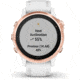 Garmin Fenix 6S Pro Multisport GPS Smartwatch, Rose Gold w/White Band, 010-02159-10