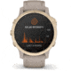 Garmin Fenix 6S Pro Solar Watch, Light Gold w/ Light Sand Band, 010-02409-10