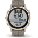 Garmin Fenix 6S Sapphire Multisport GPS Smartwatch, Champagne w/Shale Suede Band, 010-02159-39