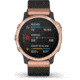 Garmin Fenix 6S Sapphire Multisport GPS Smartwatch, Rose Gold/Black w/Nylon Band, 010-02159-36