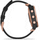 Garmin Fenix 6S Sapphire Multisport GPS Smartwatch, Rose Gold/Black w/Nylon Band, 010-02159-36