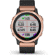 Garmin Fenix 6S Sapphire Multisport GPS Smartwatch, Rose Gold/Black w/Nylon Band, 010-02159-36