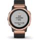 Garmin Fenix 6S Sapphire Multisport GPS Smartwatch, Rose Gold/Black w/Nylon Band, 010-02159-36