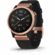Garmin Fenix 6S Sapphire Multisport GPS Smartwatch, Rose Gold/Black w/Nylon Band, 010-02159-36