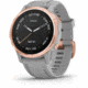 Garmin Fenix 6S Sapphire Multisport GPS Smartwatch, Rose Gold w/Gray Band, 010-02159-20