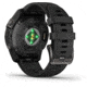 Garmin Fenix 7S Pro Sapphire Solar Edition Carbon Gray DLC Titanium with Black Band Watch, 010-02776-10