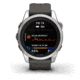 Garmin Fenix 7S Pro Solar Edition Silver with Graphite Band Watch, 010-02776-00