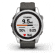 Garmin Fenix 7S Pro Solar Edition Silver with Graphite Band Watch, 010-02776-00