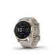 Garmin Fenix 7S Sapphire Solar Watch, Cream Gold Titanium Case, Sand Band, 010-02539-20