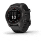 Garmin Fenix 7X ProSapphire Solar Edition Titanium with Fog Gray/Ember Orange Band Watch, 010-02778-14