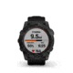 Garmin Fenix 7X Sapphire Solar Watch, Black DLC Titanium Case, Black Band, 010-02541-22