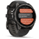 Garmin Fenix 8 Pro Unisex Watches, 47mm Case Diameter, Titanium Bezel, Black/Pebble Gray Silicone Band, 010-03198-00