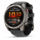 Garmin Fenix 8 Pro Unisex Watches, 51mm Case Diameter, Titanium Bezel, Graphite/Black Silicone Band, 010-03199-10