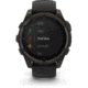 Garmin fenix 8 Sapphire Solar Edition 47mm GPS Watch, Carbon Gray DLC Titanium with Black/Pebble Gray Silicone, 010-02906-10