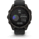 Garmin fenix 8 Sapphire Solar Edition 47mm GPS Watch, Carbon Gray DLC Titanium with Black/Pebble Gray Silicone, 010-02906-10