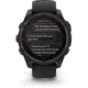 Garmin fenix 8 Sapphire Solar Edition 47mm GPS Watch, Carbon Gray DLC Titanium with Black/Pebble Gray Silicone, 010-02906-10